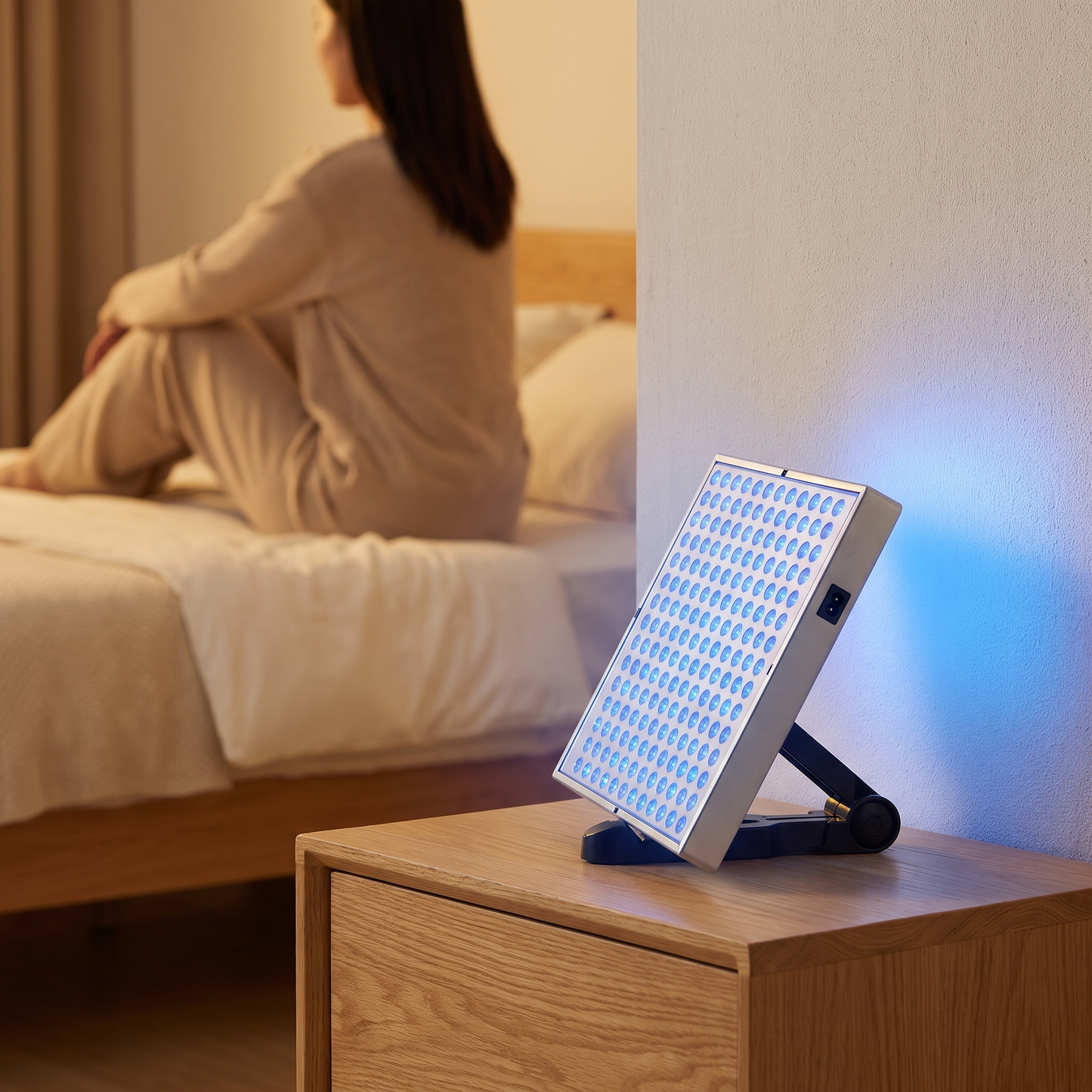 LED Blue Light Therapy Lamp, Skin‑Care Physiotherapy Device for Home & Beauty Salon