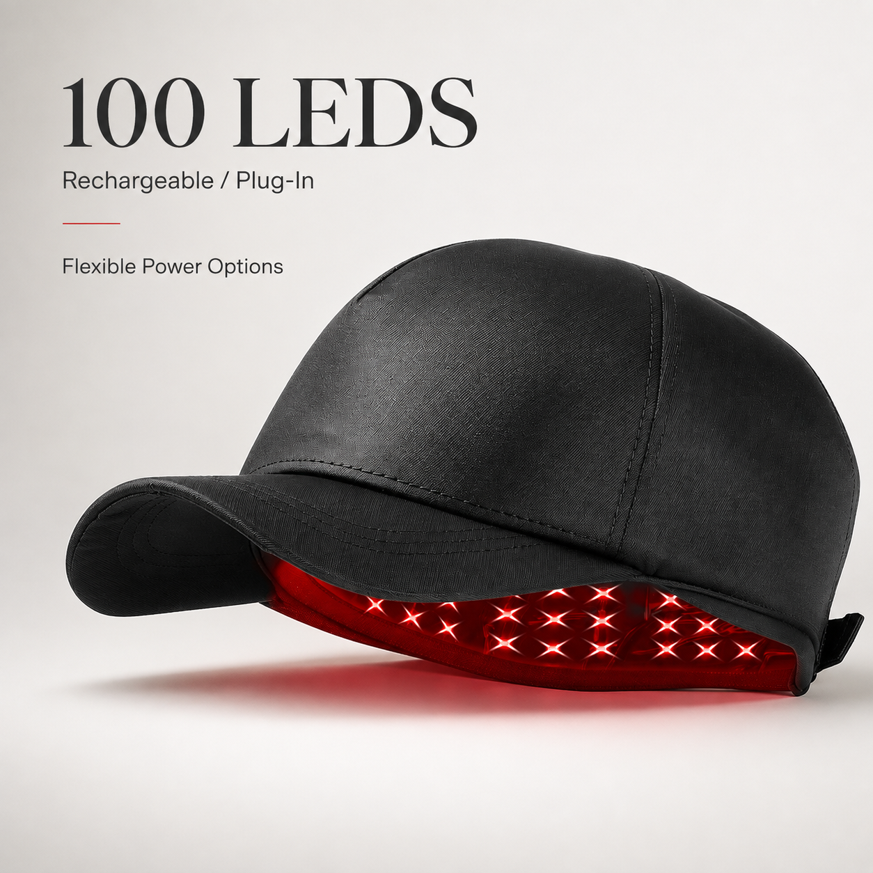 100-Light Red Light Hair Care Cap