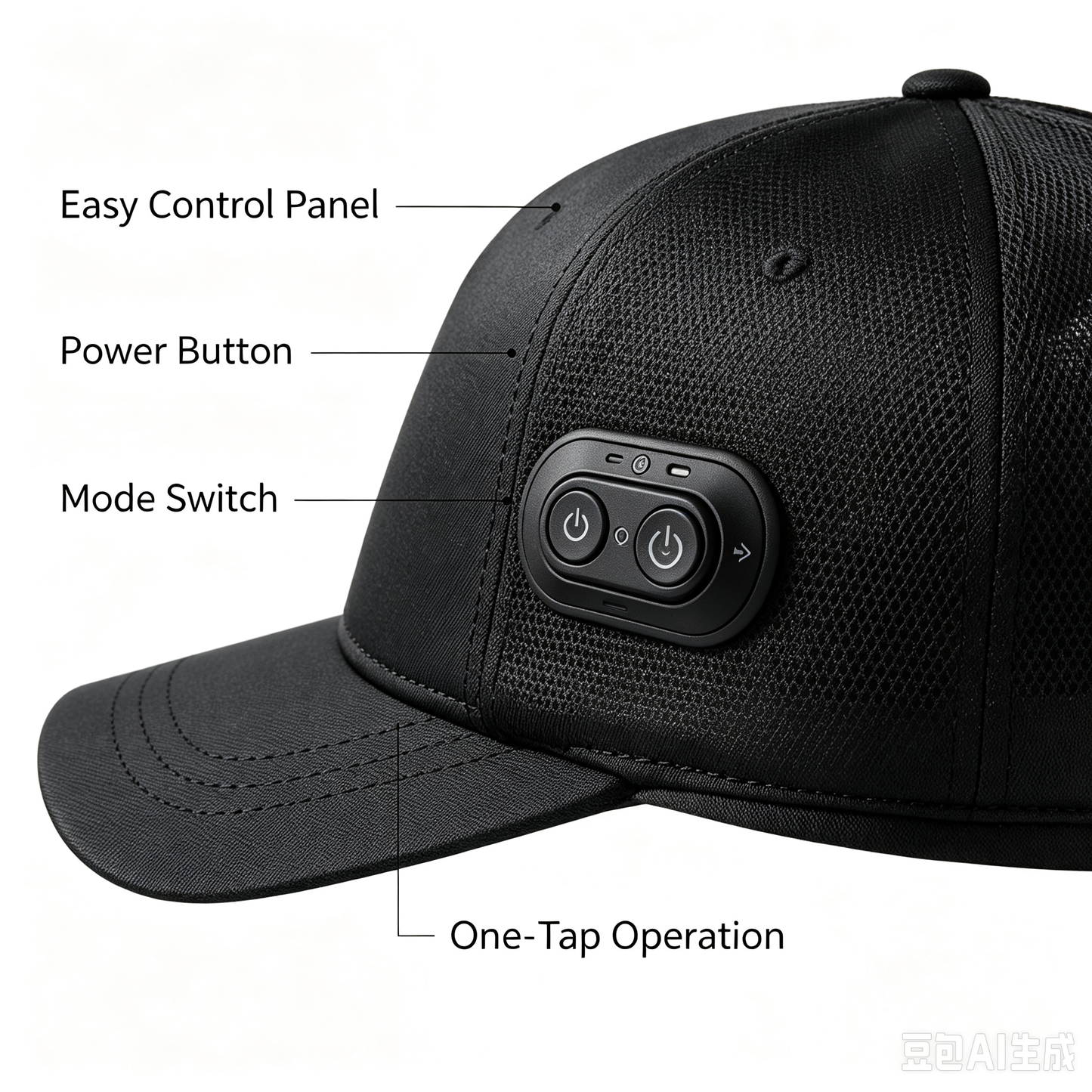 Wireless Red‑Light Hair Growth Cap,300 LED Chips,660nm+850nm Scalp Therapy Hat,3‑Level Brightness Timing Hair‑care Device
