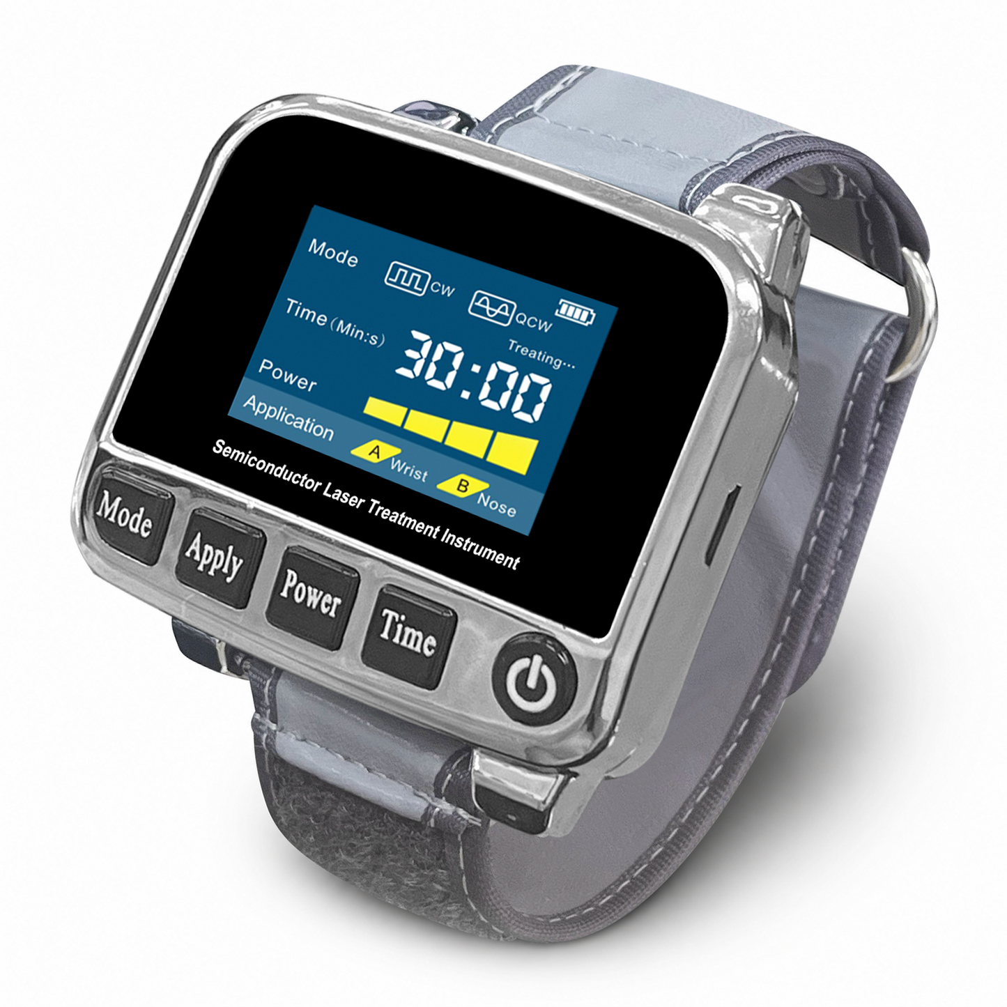 650nm Cold Laser Therapy Watch with Wrist and Nasal Irradiation