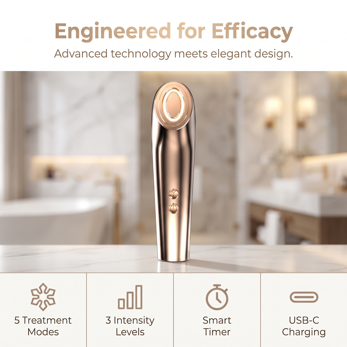 7-in-1 Multi-functional Facial Beauty Device Red Light Skin Rejuvenation EMS Microcurrent Lifting & Deep Cleansing | Achieve a Professional V-Shape Look