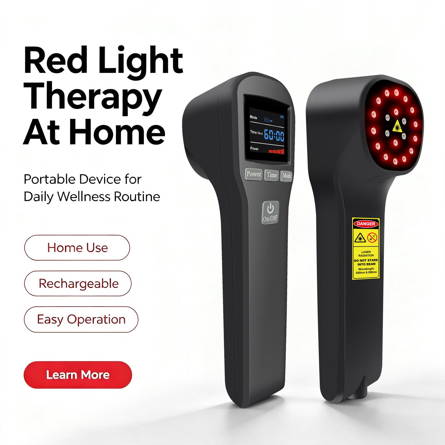 880mW Portable Cold Laser Therapy Device