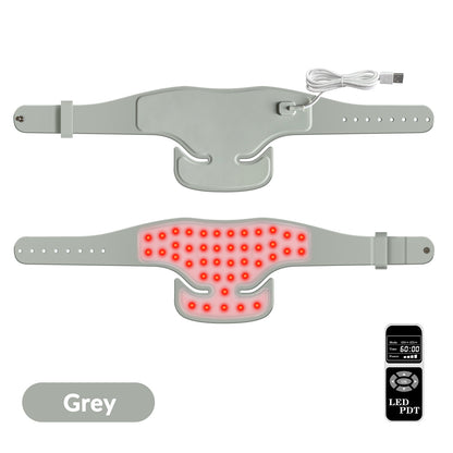 ZJZKTOP Neck Red Light Therapy Device 3-in-1 LED Wrap 660nm 850nm 940nm Near Infrared Light Pad for Neck Muscle Tension
