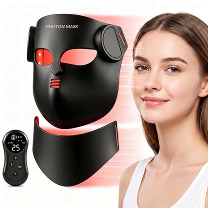 4D LED Photon Facial Beauty Mask Face & Neck Care Device