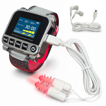 650nm Cold Laser Therapy Watch with Wrist and Nasal Irradiation