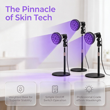 54W Red Light Therapy Bulb, 660nm Red & 850nm Near‑Infrared Light Therapy Lamp With Adjustable Stand, Red Light Device for Skin Care, Pain Relief, Home Body Light Therapy