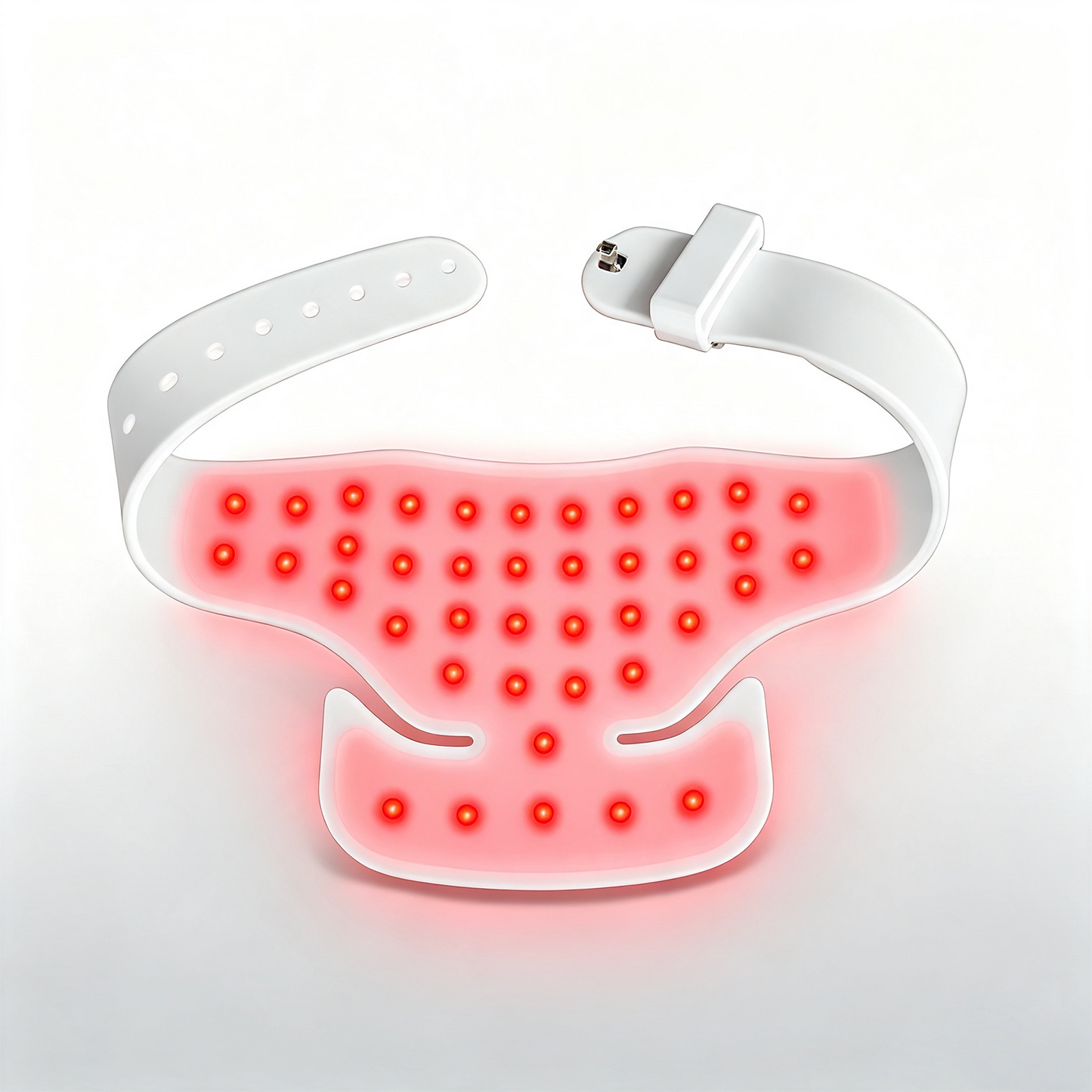 ZJZKTOP Neck Red Light Therapy Device 3-in-1 LED Wrap 660nm 850nm 940nm Near Infrared Light Pad for Neck Muscle Tension