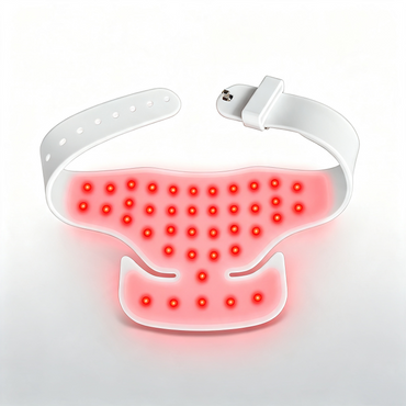 ZJZKTOP Neck Red Light Therapy Device 3-in-1 LED Wrap 660nm 850nm 940nm Near Infrared Light Pad for Neck Muscle Tension