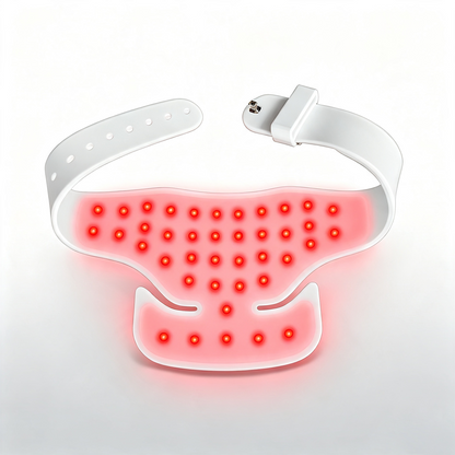 ZJZKTOP Neck Red Light Therapy Device 3-in-1 LED Wrap 660nm 850nm 940nm Near Infrared Light Pad for Neck Muscle Tension