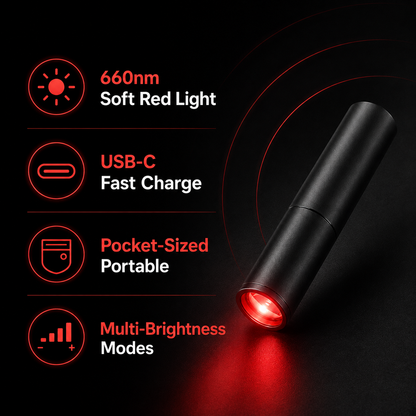 660nm Targeted Red Light Therapy Pen | Natural Pain Relief for Humans & Pets