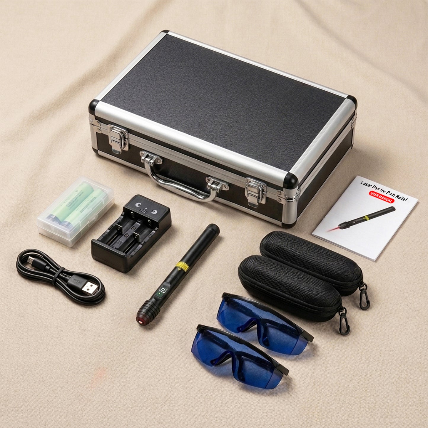 500mW 808nm Cold Laser Therapy Pen for Human & Pet Pain Inflammation