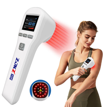 ZJKZTOP LLLT Dual Wavelengths Portable Cordless Cold Laser Therapy Device