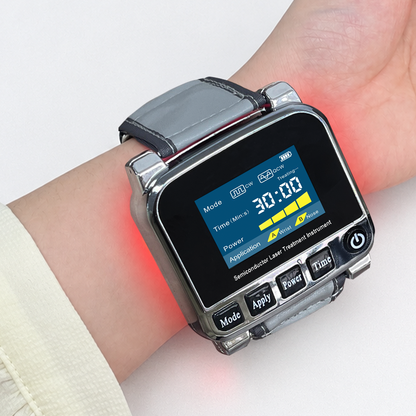 650nm Cold Laser Therapy Watch with Wrist and Nasal Irradiation