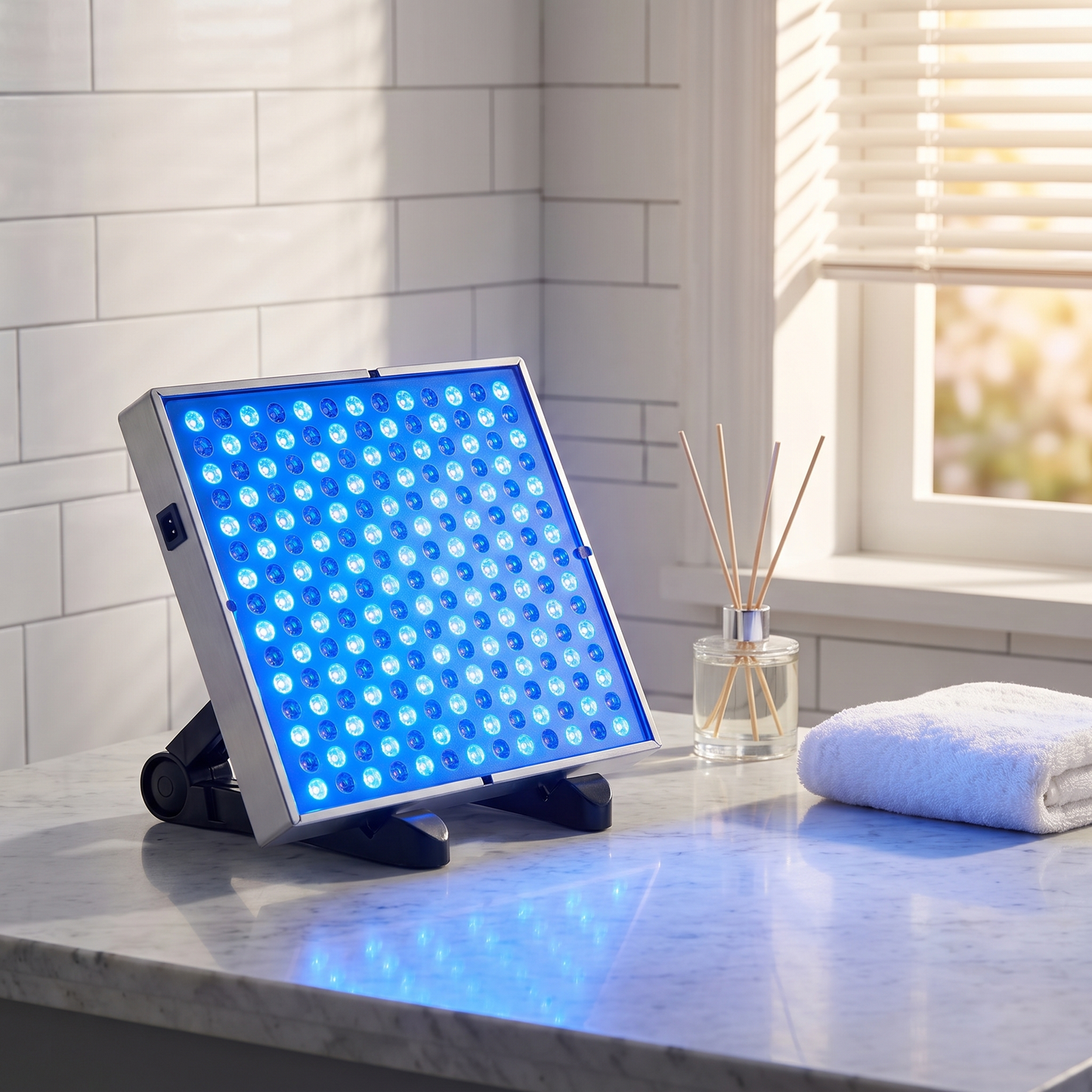 LED Blue Light Therapy Lamp, Skin‑Care Physiotherapy Device for Home & Beauty Salon
