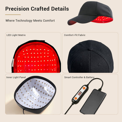 ZJZKTOP Multi-Wavelength Light Therapy Cap for Hair Loss