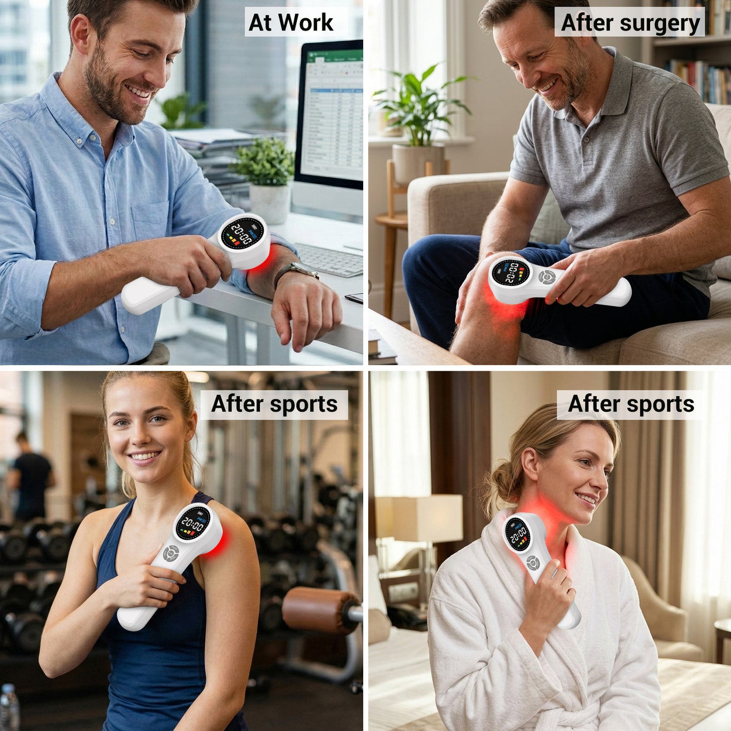 1760mW Portable Cold Laser Therapy Device for Humans & Pets