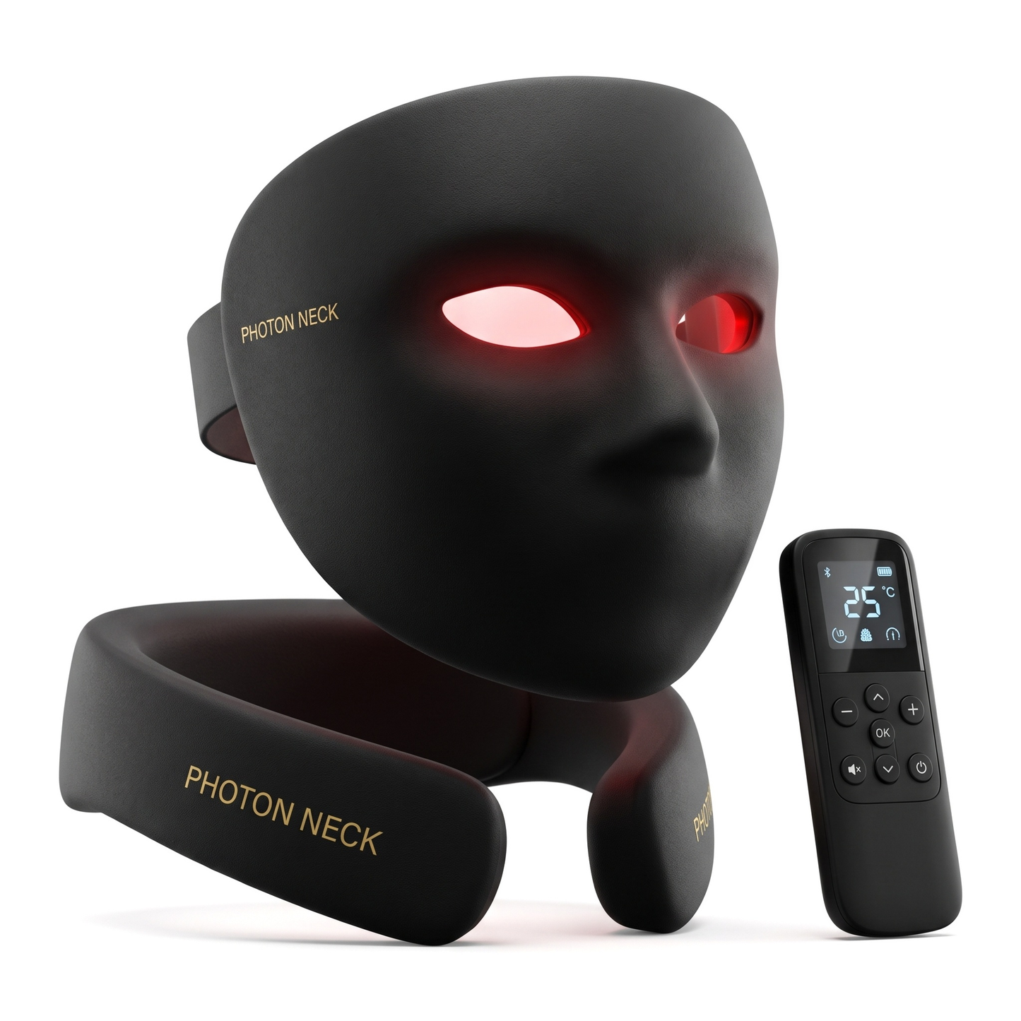 4D LED Photon Facial Beauty Mask Face & Neck Care Device Rechargeable Home Skincare Mask for Daily Moisturizing and Skin Radiance Care