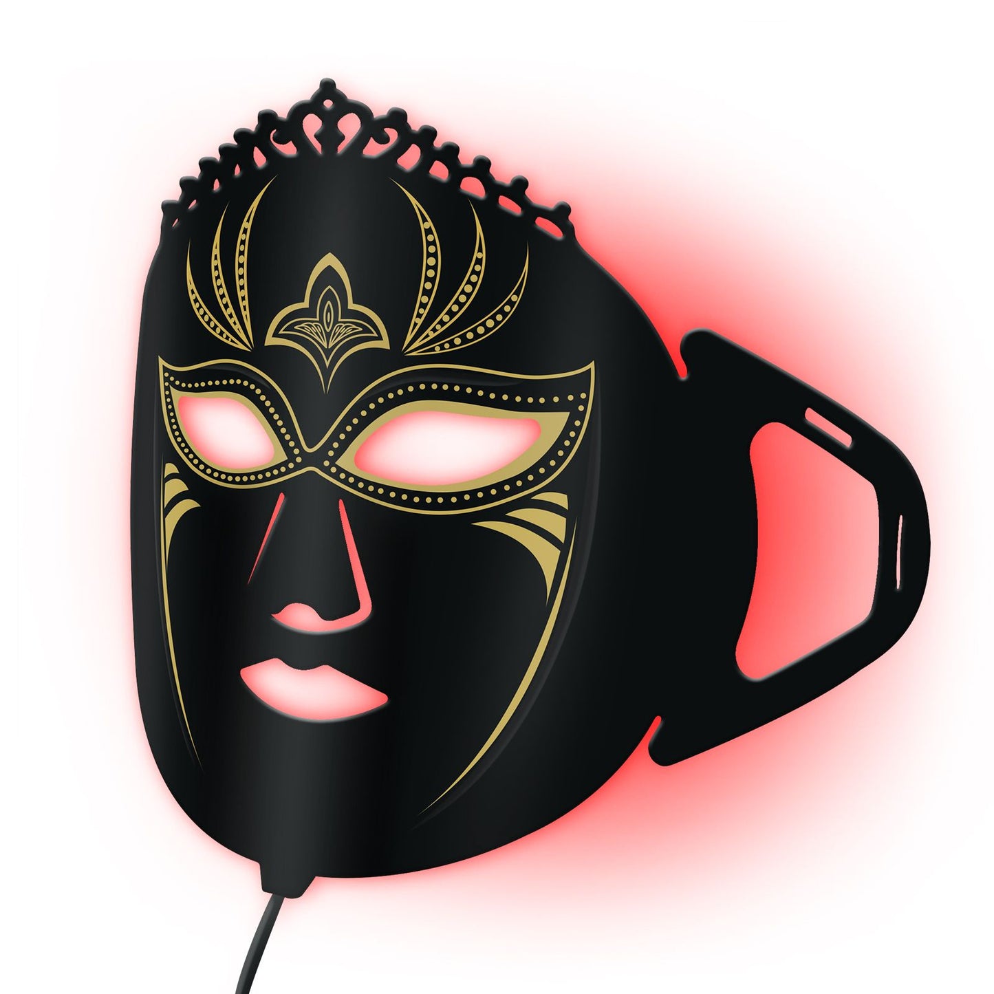 ZJZKTOP 7-Color Silicone LED Red Light Therapy Face Mask