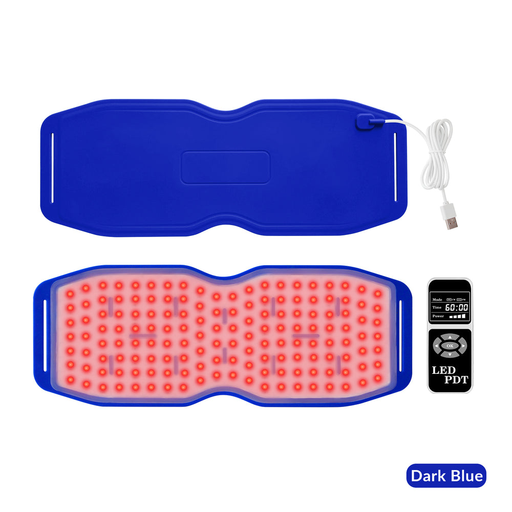 ZJZKTOP Red Light Therapy Belt 660nm 850nm 940nm Silicone Infrared Wrap Pad
