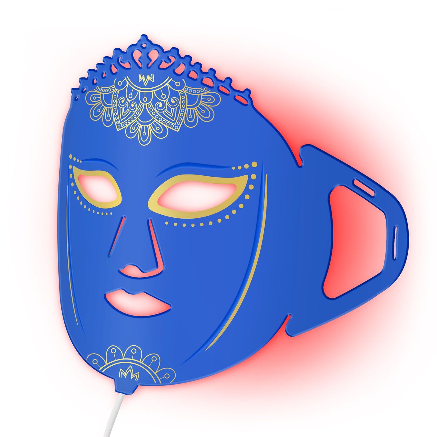 ZJZKTOP 7-Color Silicone LED Red Light Therapy Face Mask