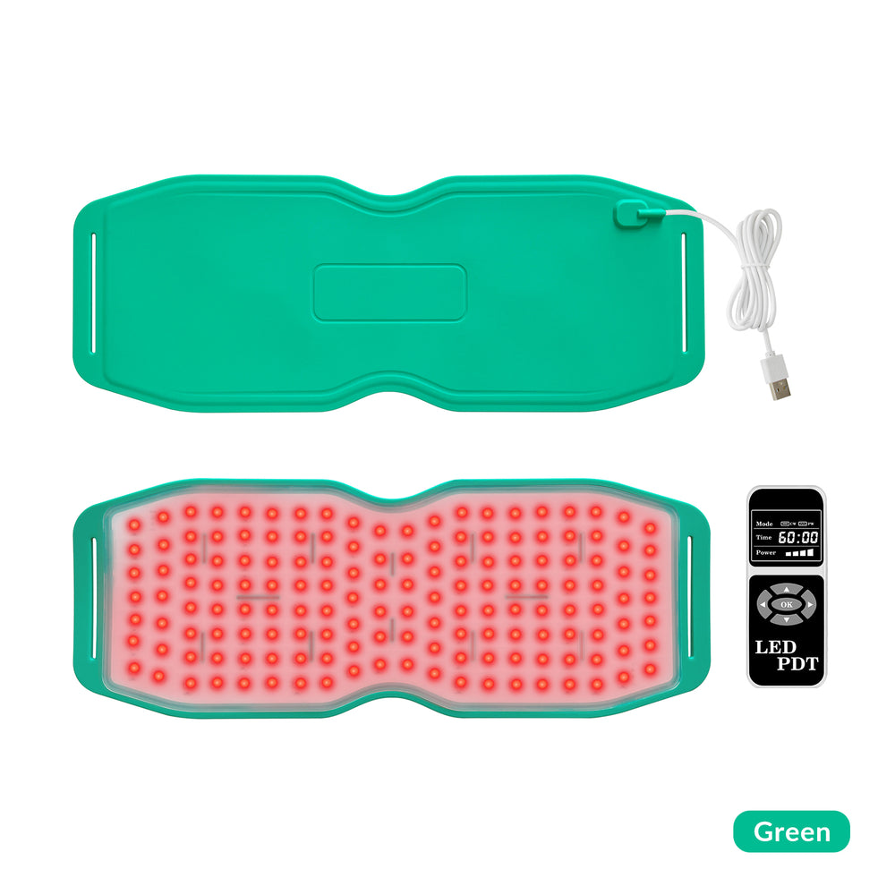 ZJZKTOP Red Light Therapy Belt 660nm 850nm 940nm Silicone Infrared Wrap Pad