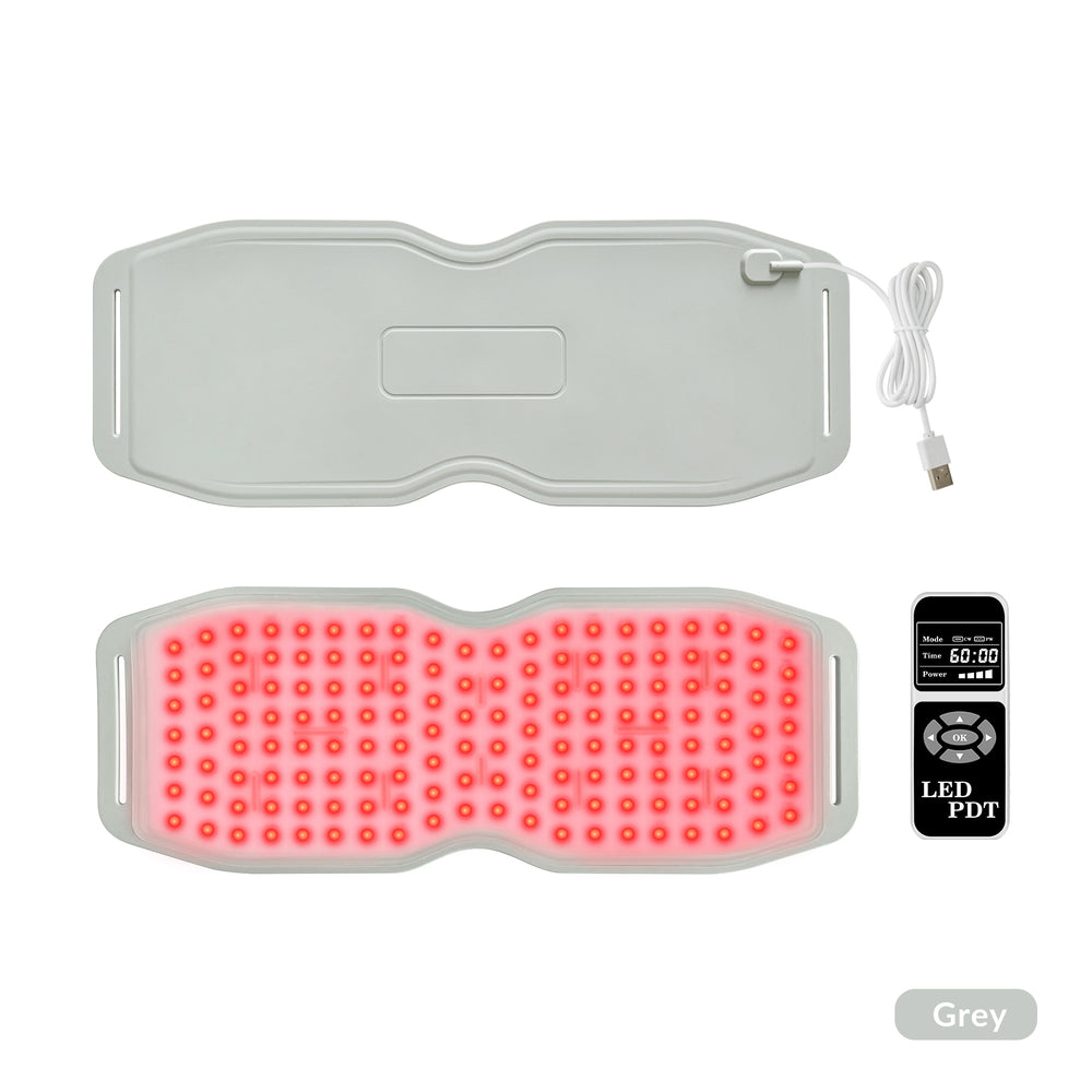 ZJZKTOP Red Light Therapy Belt 660nm 850nm 940nm Silicone Infrared Wrap Pad