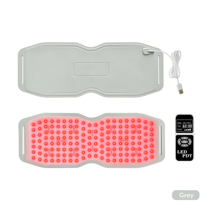 ZJZKTOP Red Light Therapy Belt 660nm 850nm 940nm Silicone Infrared Wrap Pad