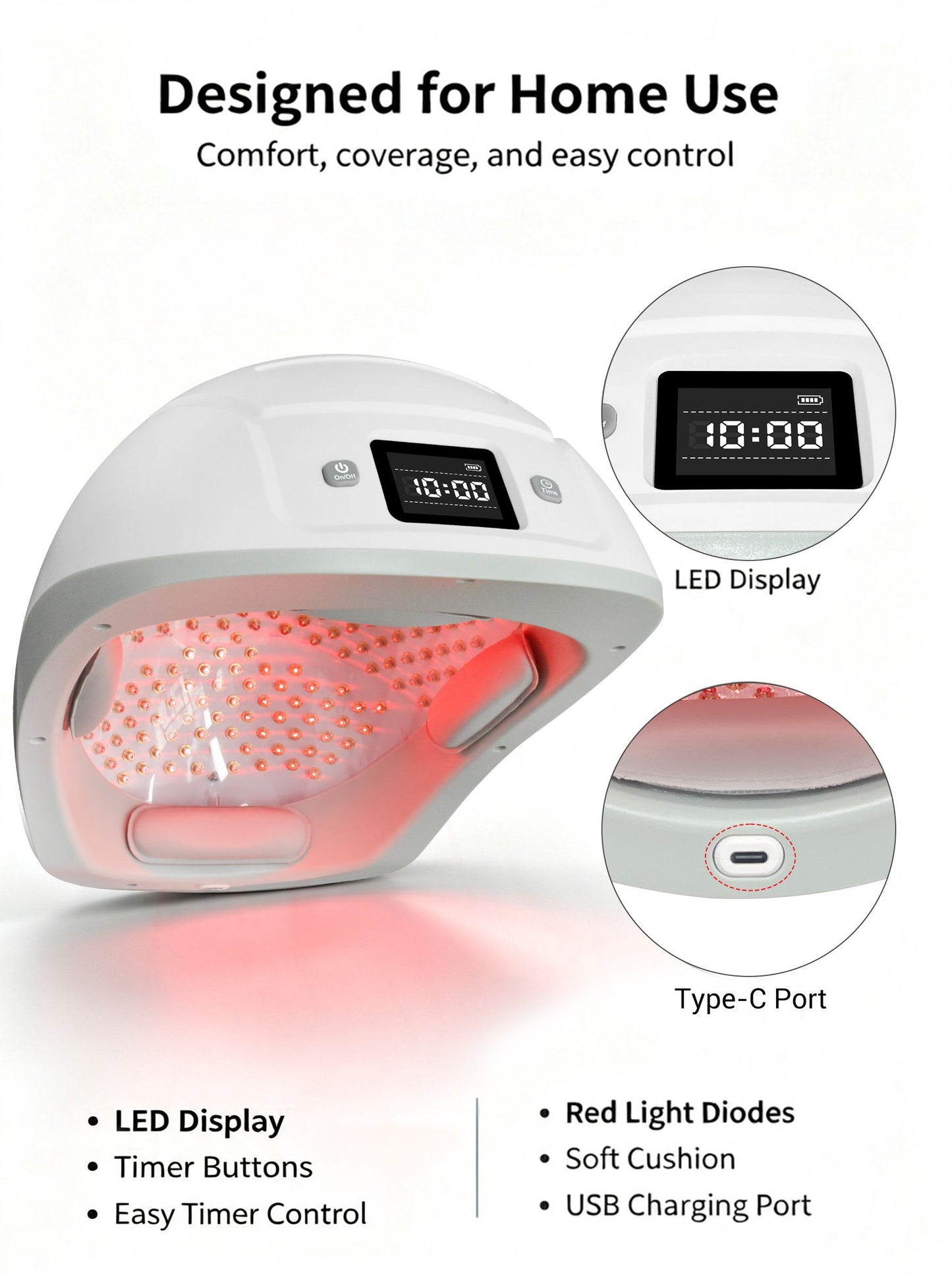 650nm Laser Hair Growth Helmet