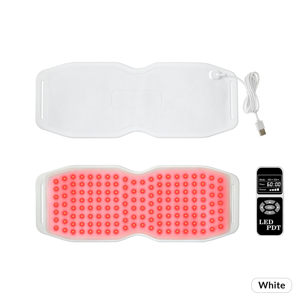 ZJZKTOP Red Light Therapy Belt 660nm 850nm 940nm Silicone Infrared Wrap Pad