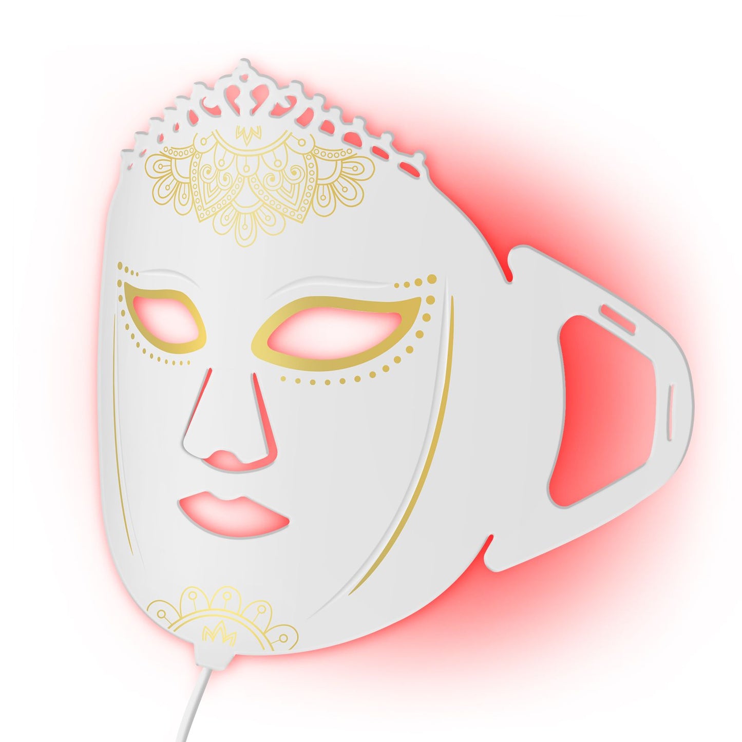 ZJZKTOP 7-Color Silicone LED Red Light Therapy Face Mask
