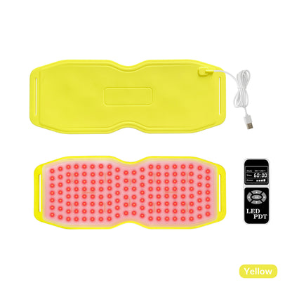 ZJZKTOP Red Light Therapy Belt 660nm 850nm 940nm Silicone Infrared Wrap Pad